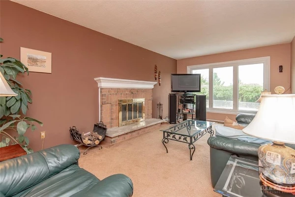 Living room upgrade before photo Ottawa rental maintenance